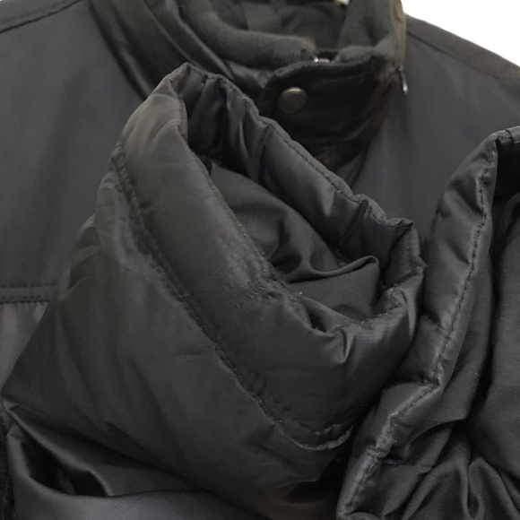 Cole Haan Down Fill Puffer Jacket Coat Men Medium Black - Picture 9 of 14